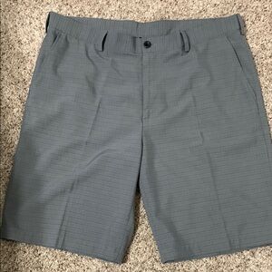 Izod Gray Flat Front Performance Shorts